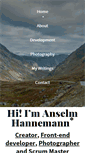 Mobile Screenshot of helloanselm.com